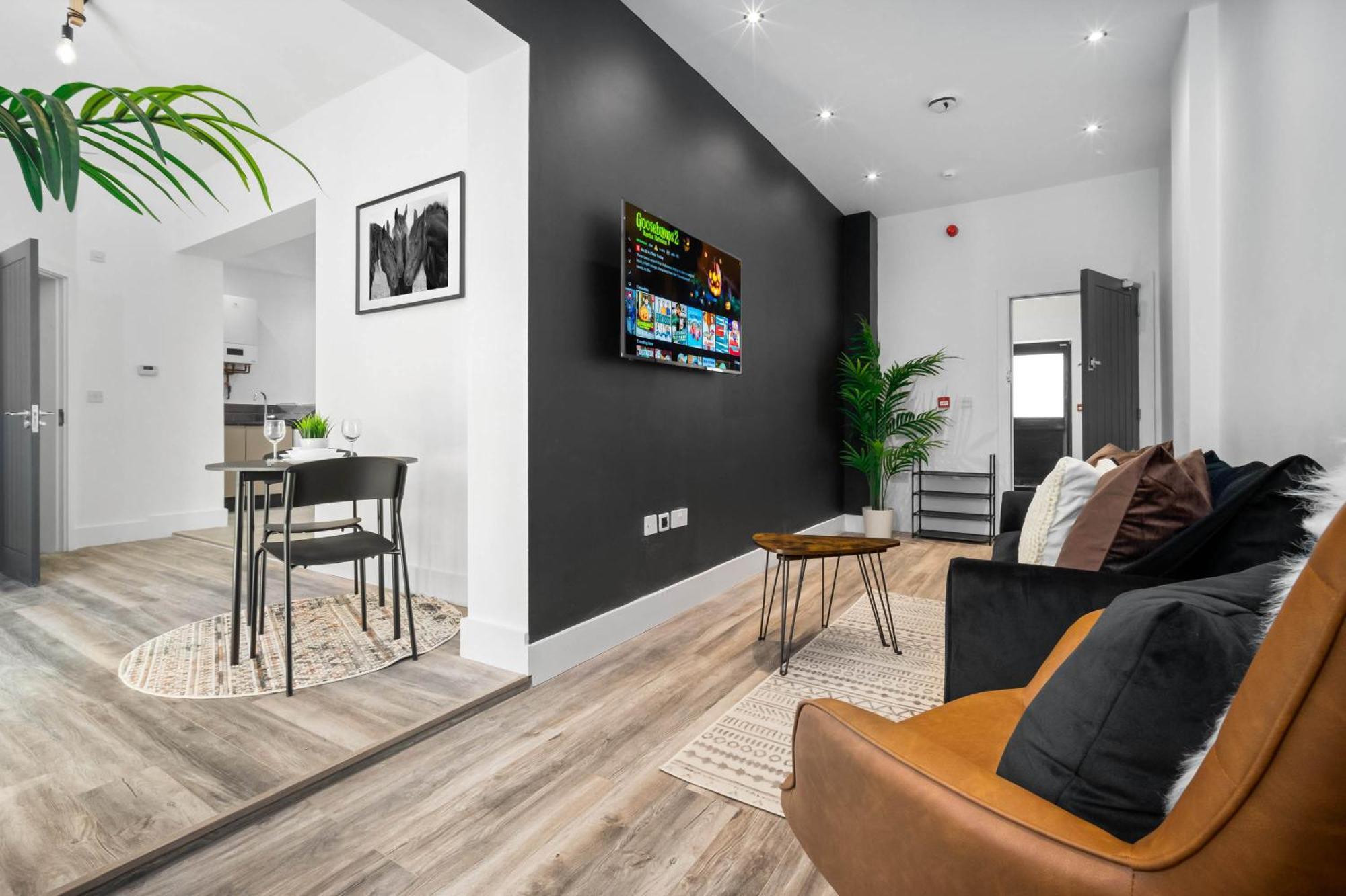 Stylish Apartment - Free Wifi & Netflix - On Street Parking - Double Bed - 49Ag Rowley Regis Exterior photo